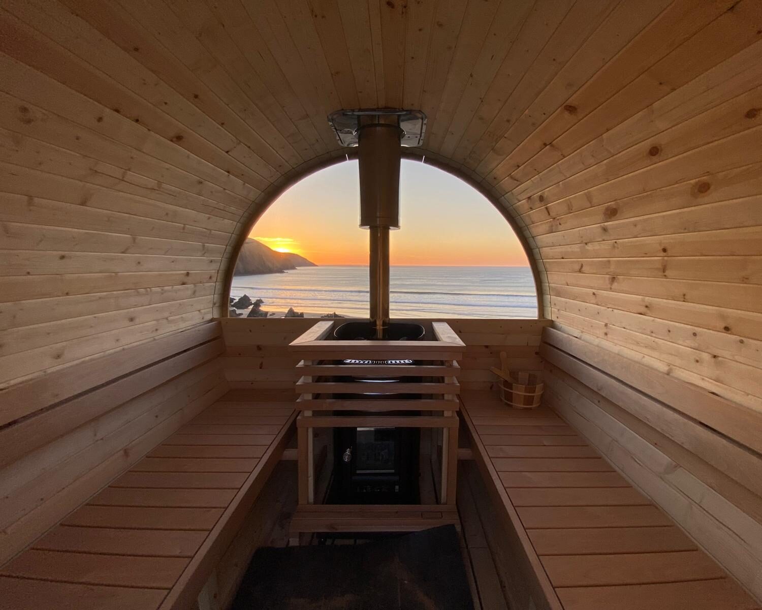 Nick Thorn Surf Sauna in Woolacombe